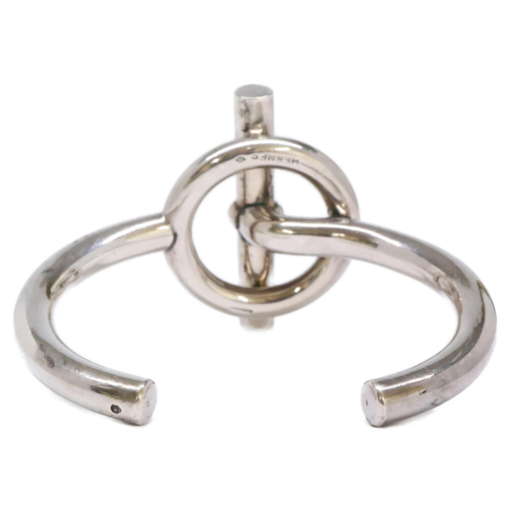 HERMES Hermes SV925 Echapp√© Vintage Bangle Silver Women's - Picture 4 of 8